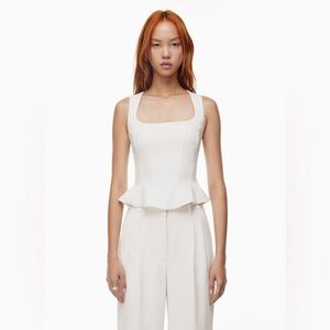 NEW ARITIZIA Wilfred Rhodora Bustier- White (Size XS)